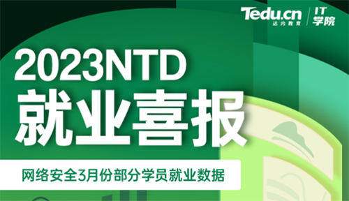 達內2023年3月網絡安全工程師就業薪資展現